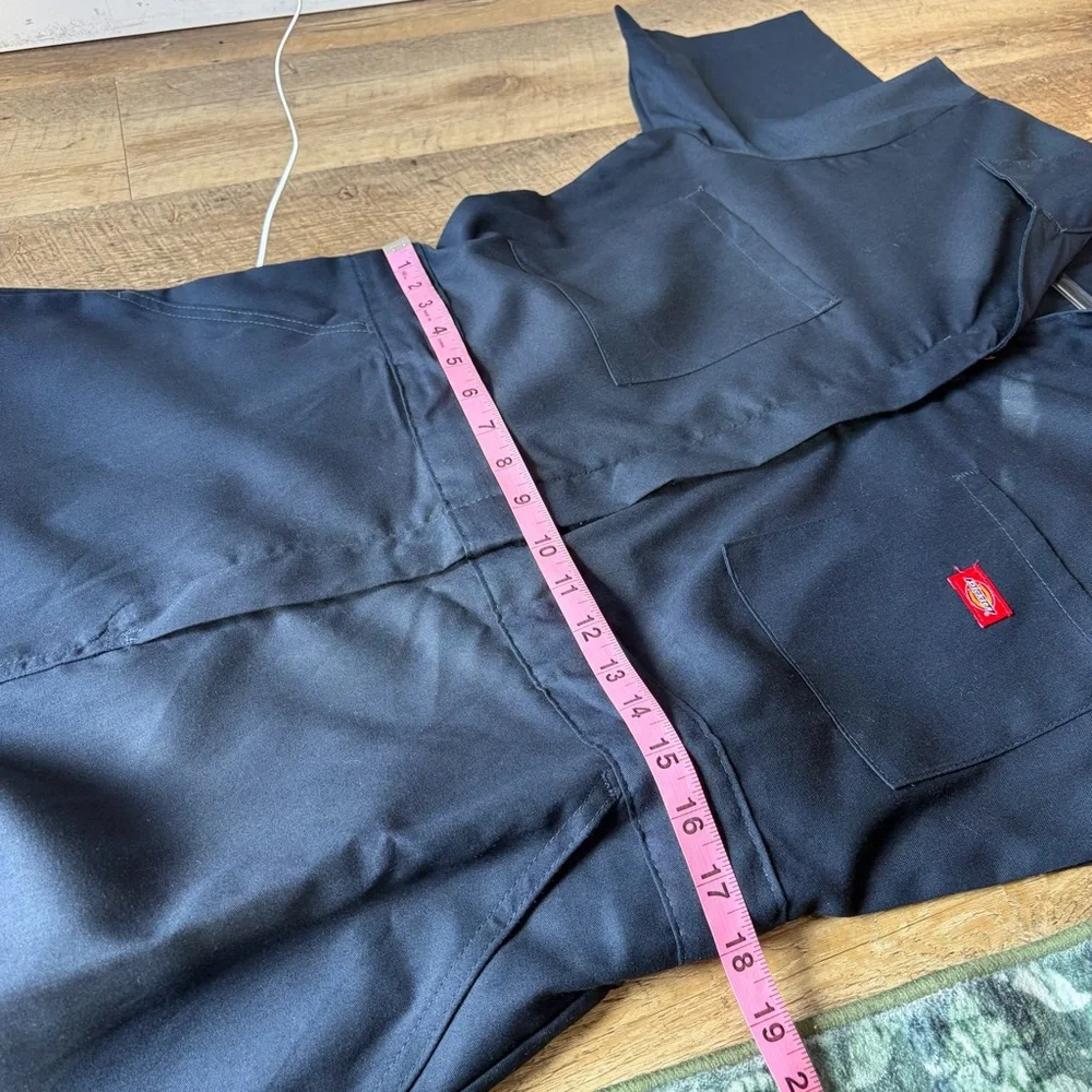 Dickies Navy Flex Short Sleeve Coveralls - Picture 9 of 12